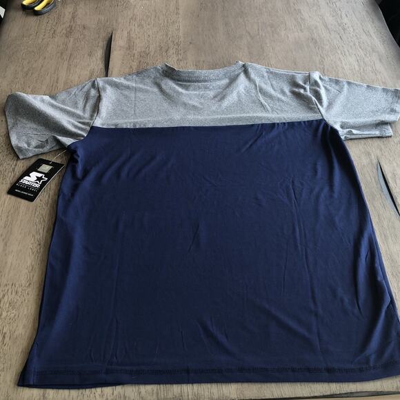 Starter Black Label Navy & Grey Wick T-shirt - S - Picture 4 of 8